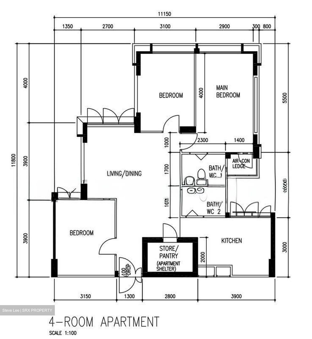 Blk 296 Yishun Street 20 (Yishun), HDB 4 Rooms #556026681